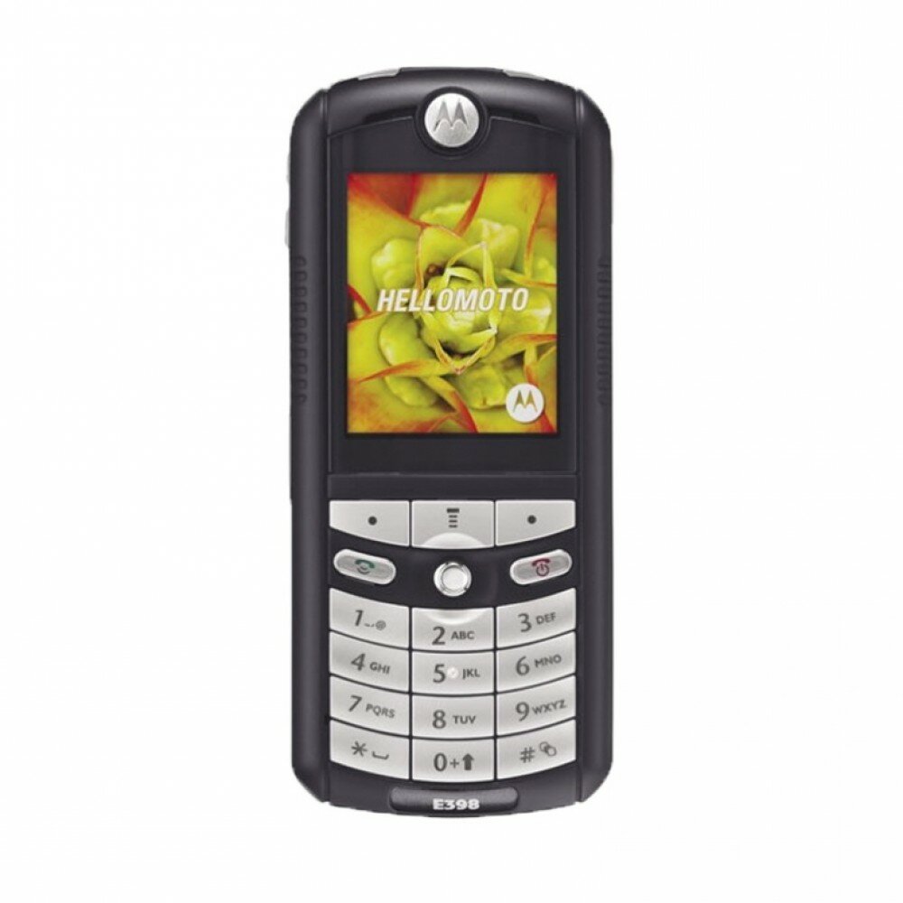 Телефон Motorola E398, 1 SIM, черный