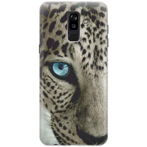 фото Re:paчехол - накладка artcolor для samsung galaxy j8 (2018) с принтом "голубой глаз"