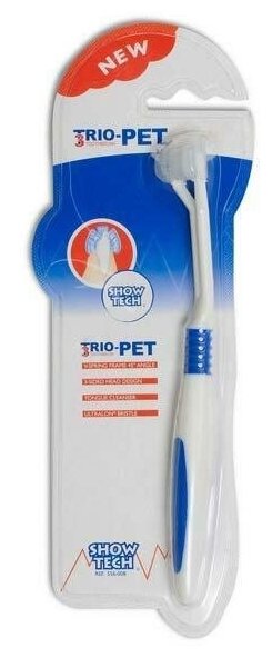 Зубная щетка SHOW TECH Trio-Pet Toothbrush - фотография № 1