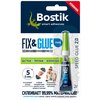 Клей- гель универсальный секундный Bostik FIX&GLUE 2 г на блистере - изображение