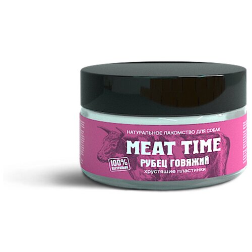 Лакомство MEAT TIME для Собак Рубец говяжий Хрустящие пластинки 30г