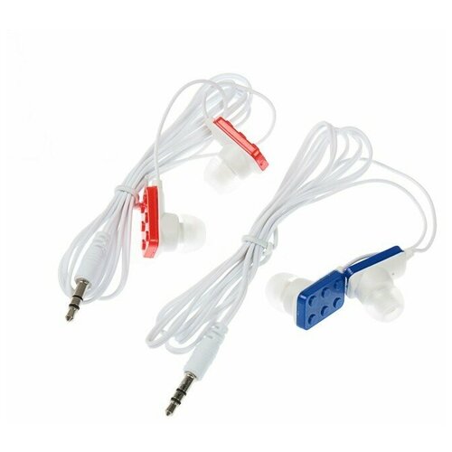 Наушники LuazON Лего W-01 вкладыши микс 16600₽