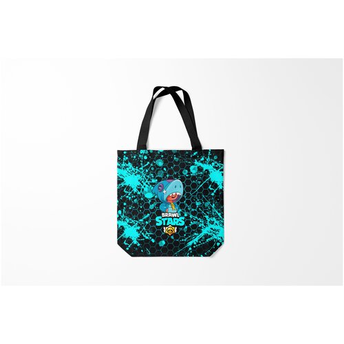 фото Сумка-шоппер / 40х40 см / геймерам / brawl stars leon. burnettie