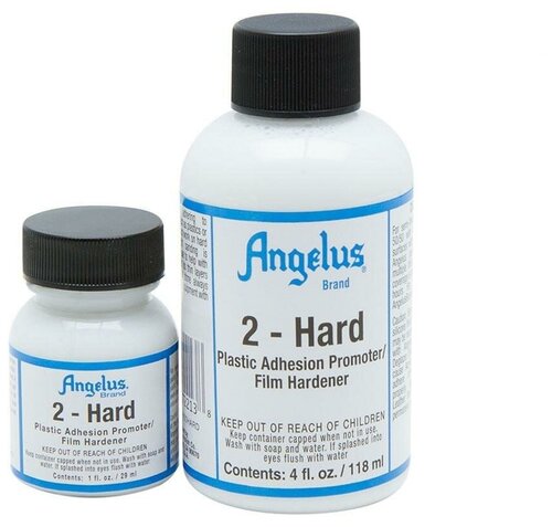 Добавка в краску для окрашивания пластика Angelus 2-Hard 4 oz (118 мл). Краситель, краска для обуви, краситель для кожи, профессиональная краска.