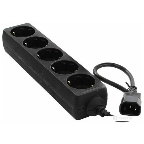 Сетевой фильтр ExeGate 5 Sockets 0.5m SPU-5-0.5B Black 221200