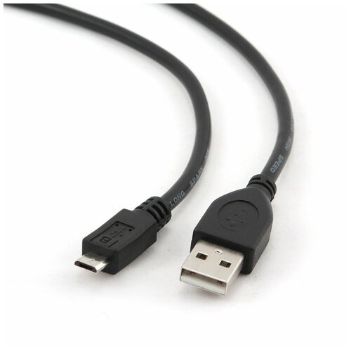 Кабель USB 2.0 Pro Cablexpert CCP-mUSB2-AMBM-10, AM/microBM 5P, 3м, экран, черный, пакет кабель usb 2 0 am microbm gembird 0 3m ccp musb2 ambm 0 3m