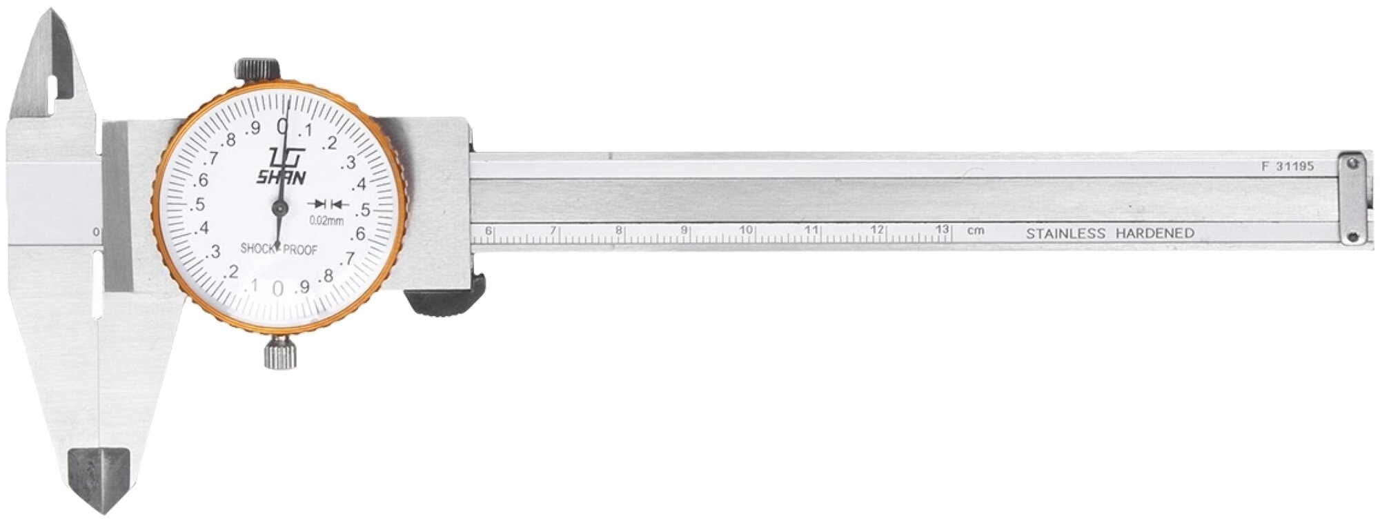Нониусный штангенциркуль SHAN 123677 125 мм, 0.02 мм