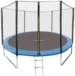 Батут GetActive Jump 10 ft-305 см 10360S2Y-L с лестницей и внешней сеткой синий