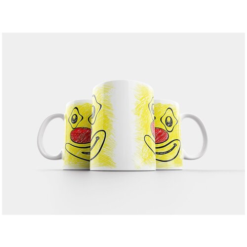 фото Кружка "смайлик, рисование, разноцветный" 320 мл lotsprints