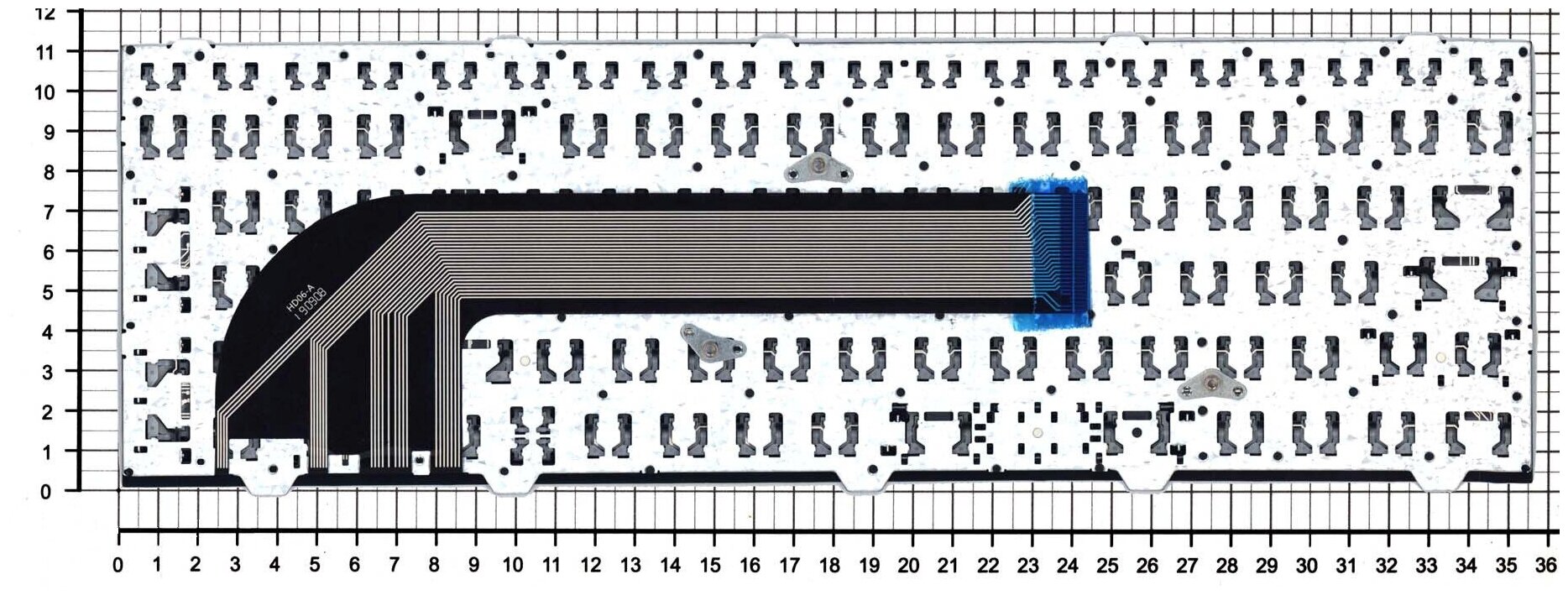 Клавиатура для ноутбука HP MP-10M13SU-4423 черная с рамкой