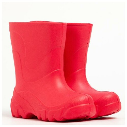 фото Сапоги резиновые детские, цвет розовый, размер 30-31 нет бренда