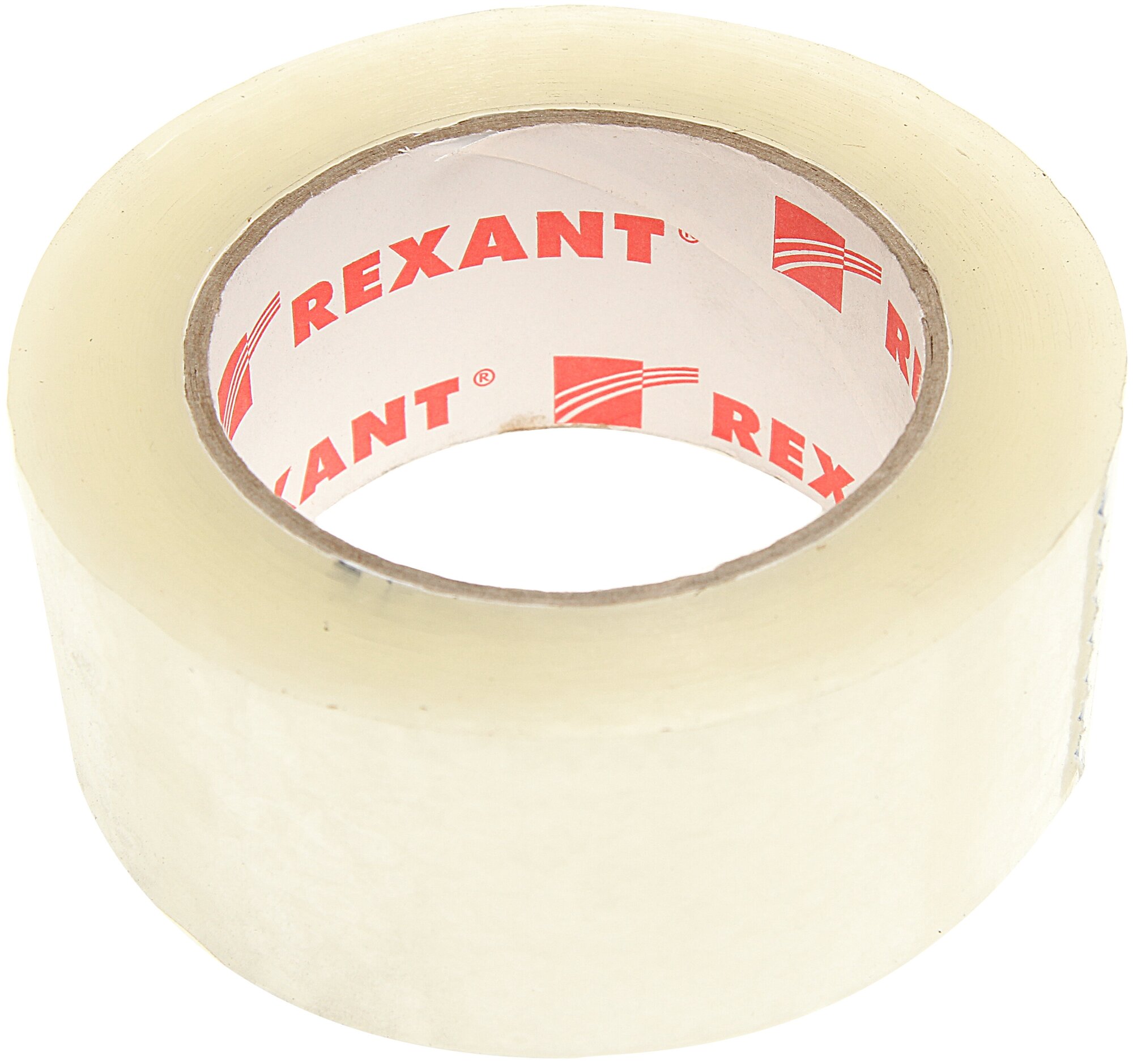 Скотч упаковочный rexant 48 мм х 50 мкм, прозрачный, рулон 150 м