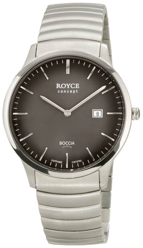 Наручные часы BOCCIA Титановые наручные часы Boccia Titanium 3645-04, серебряный, серый