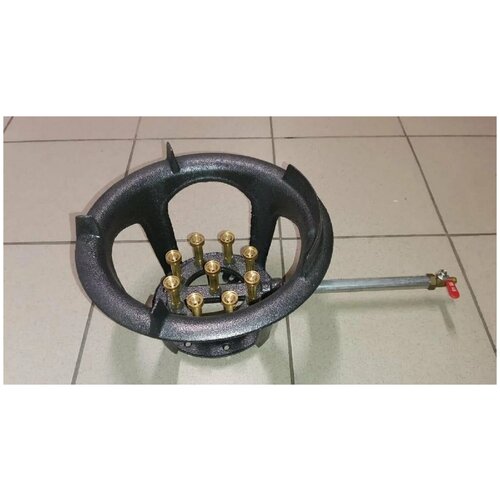 Газовая горелка 22 кВт для казана и wok 34 9 сопел 6000₽