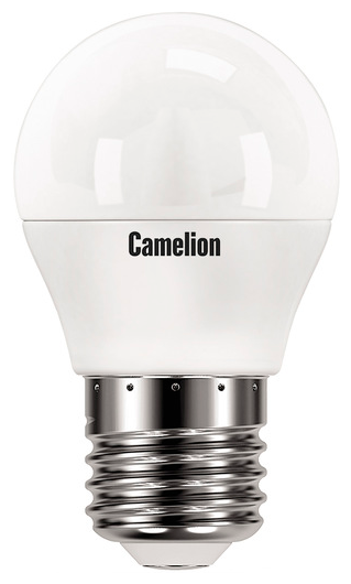 Светодиодная лампа 7Вт 220В Camelion LED7-G45/845/E27 12072
