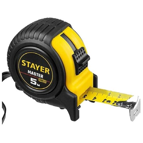 Рулетка STAYER MASTER 34025-03_z01, в ударостойком обрезиненном корпусе, 3м х 16мм 5532997