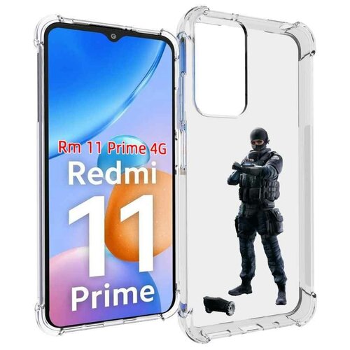 Чехол MyPads Tom-Clancy's-Rainbow-Six-1 для Xiaomi Redmi 11 Prime 4G задняя-панель-накладка-бампер чехол mypads tom clancy s rainbow six 2 для xiaomi redmi a1 plus задняя панель накладка бампер