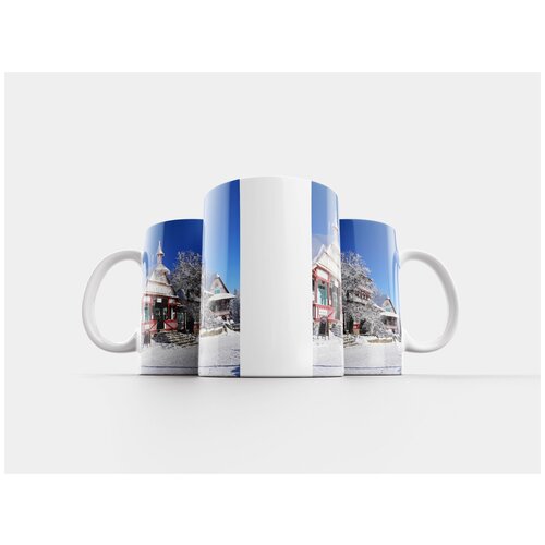 фото Кружка "зима, народной стройки, пустевный" 320 мл lotsprints