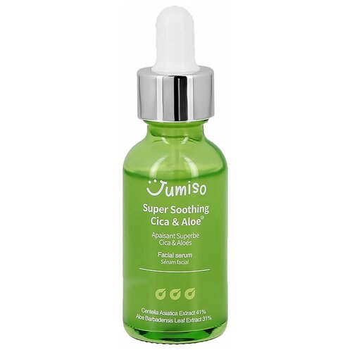 Сыворотка для лица HELLOSKIN JUMISO c экстрактами центеллы азиатской (CICA) и алоэ вера (интенсивно успокаивающая) 30 мл