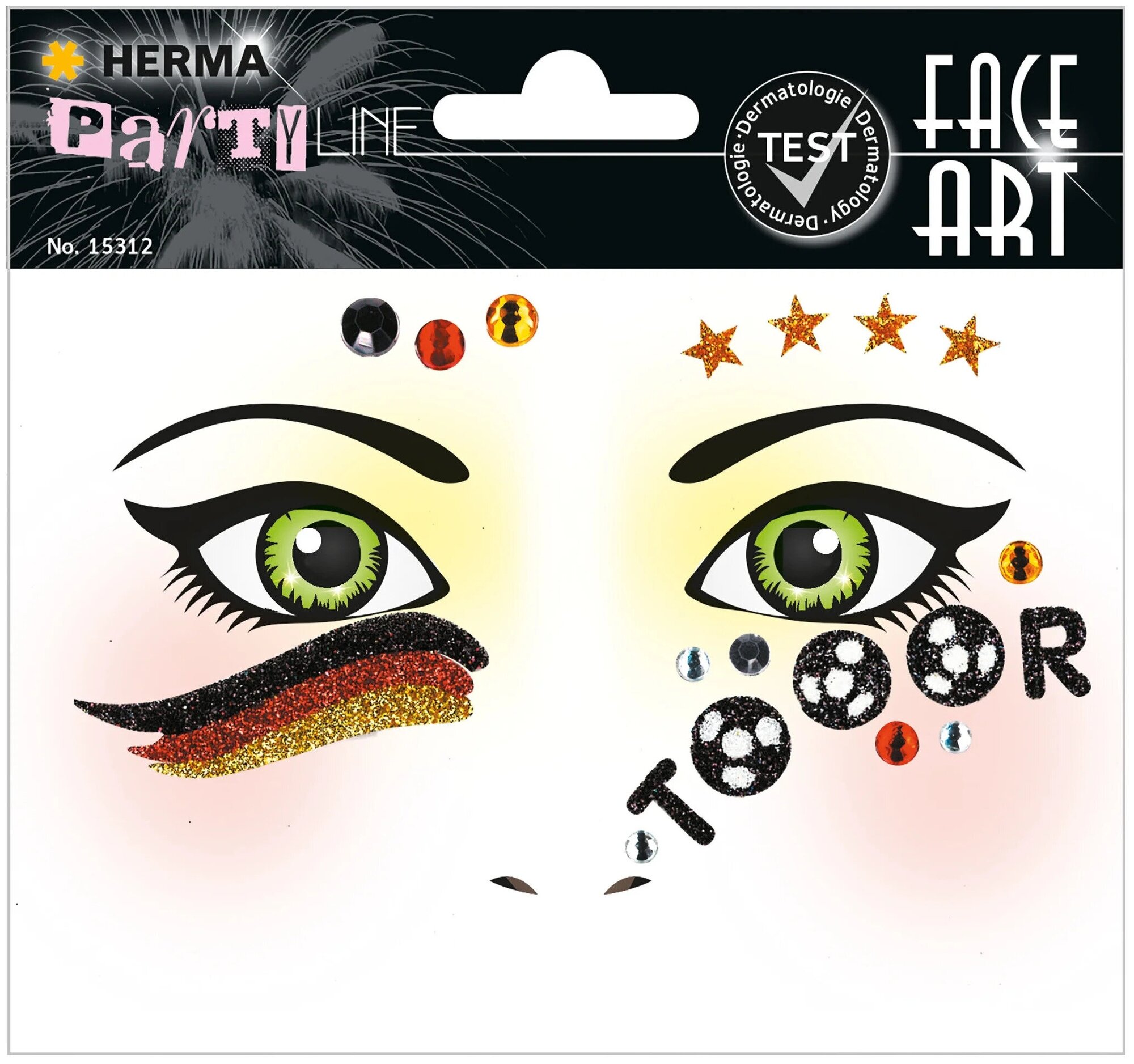 Наклейка на лицо HERMA Face Art Tooor