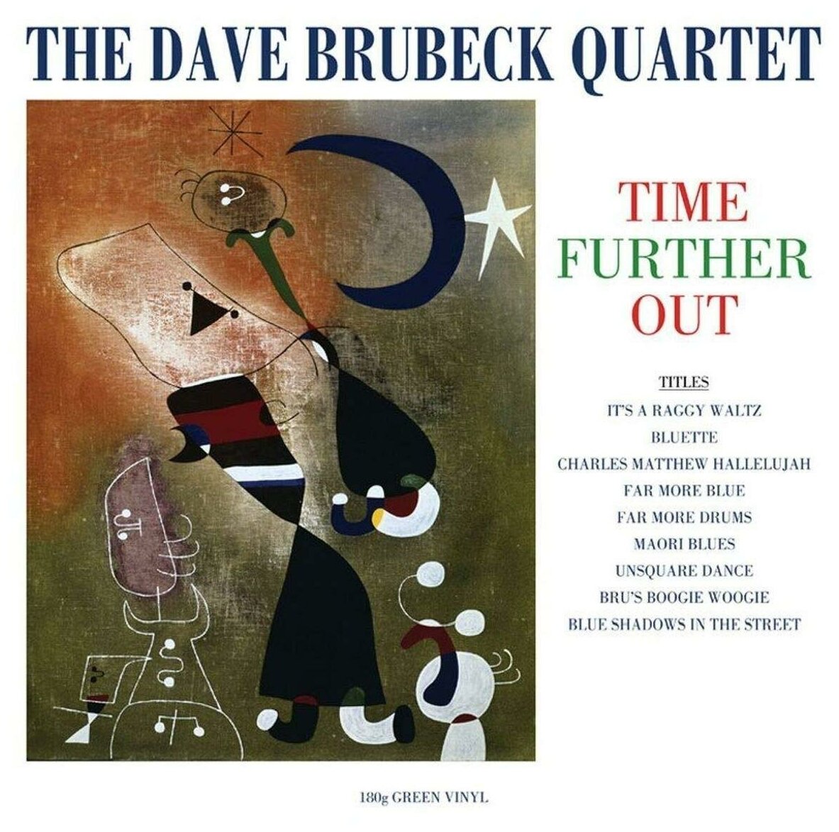 Виниловая пластинка Dave Brubeck. Quartet Time Further Out. Coloured, Green (LP) Not Now Music - фото №1