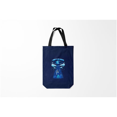 фото Сумка-шоппер / 31х42 см / популярные иллюстрации / инопланетяне пришельцы ufo burnettie