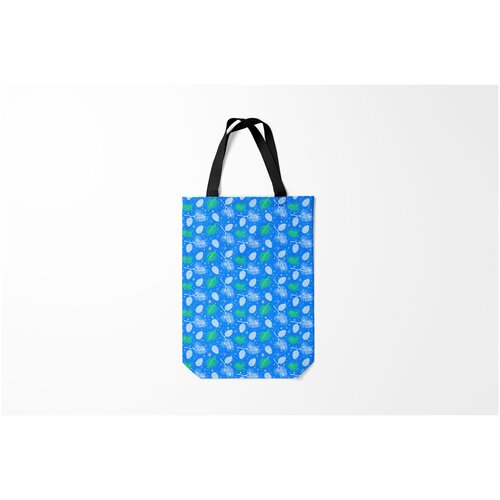 фото Сумка-шоппер / 31х42 см / праздники / новый год шишки елочки burnettie