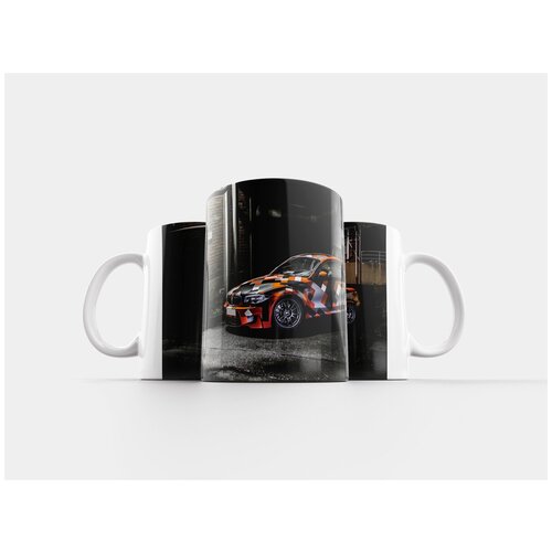 фото Кружка "надпись на машине, дизайн, автомобиль" 320 мл lotsprints