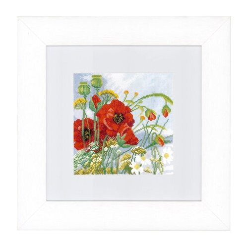 Набор для вышивания Poppies LANARTE 18,5 x 18,5 см LANARTE PN-0146360