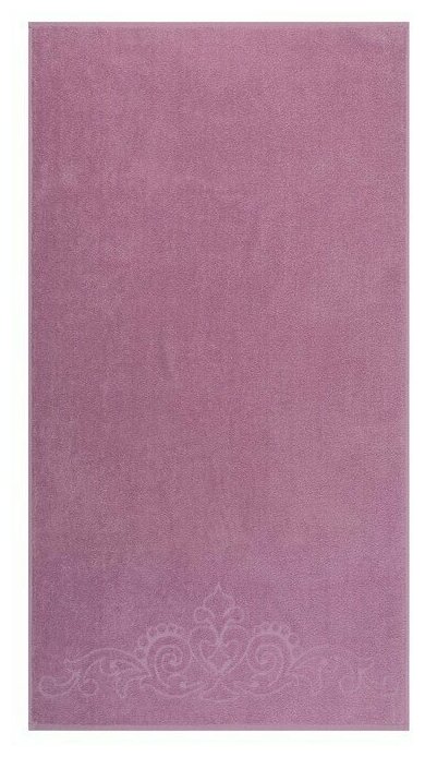 Полотенце махровое «Romance» цвет сирень, 70х130, 320 гр/м