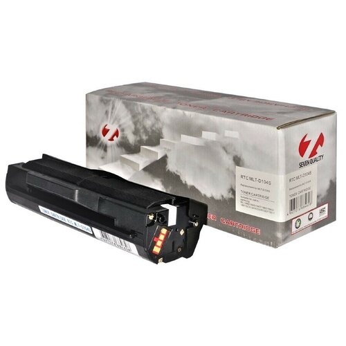 Тонер-картридж 7Q Seven Quality MLT-D104S, черный, для лазерного принтера, совместимый тонер булат ml 1660 для samsung ml 1660 ml 1865 чёрный банка 60 г