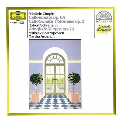 Компакт-Диски, Deutsche Grammophon, MARTHA ARGERICH / MSTISLAV ROSTROPOVICH - Chopin: Sonata; Polonaise/ Schumann: Adagio And Allegro (CD)
