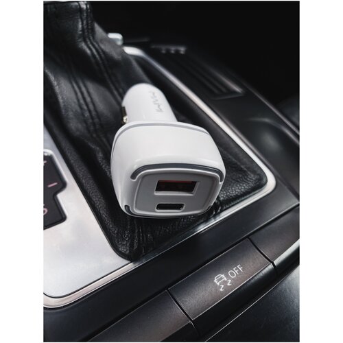 Автомобильное зарядное устройство Maimi CC119 Type-C и USB 2.0 Quick charger 3.0 PD20W автомобильное зарядное устройство в прикуриватель быстрая зарядка в авто