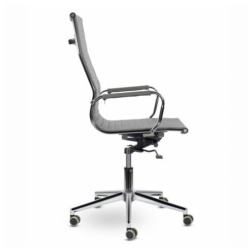 Кресло офисное BRABIX Premium Intense EX-531, экокожа, хром, темно-серое (532542) - фотография № 16