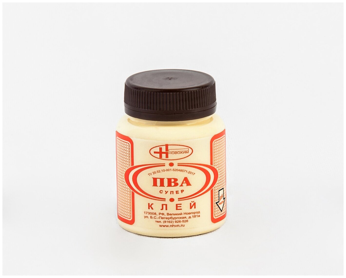 фото Клей ПВА Новохим 00-00004031 80 г