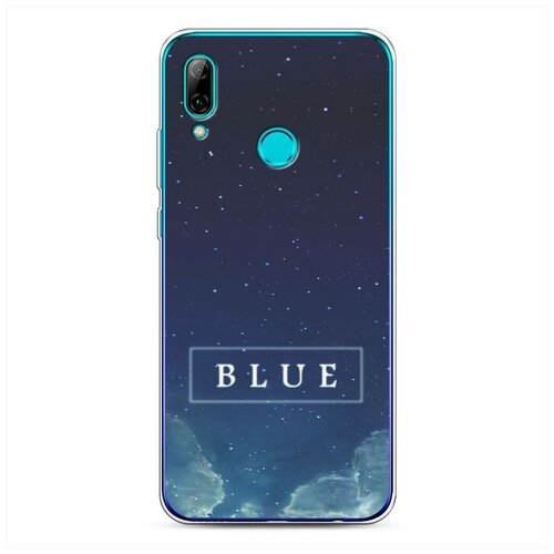 фото Силиконовый чехол "blue цвет" на huawei p smart 2019 / хуавей п смарт 2019 case place