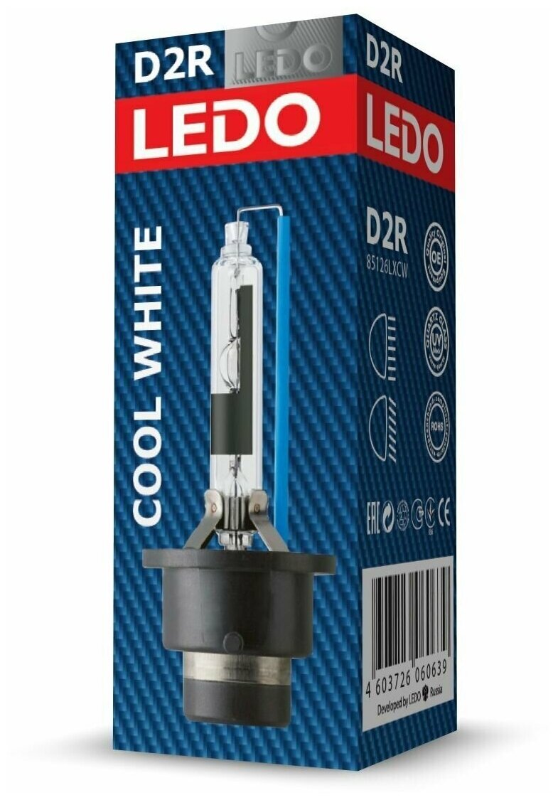 Лампа D2R 6000К LEDO Cool White 85126LXCW