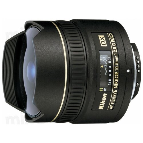 Объектив Nikon 10.5mm f/2.8G ED DX Fisheye-Nikkor, черный