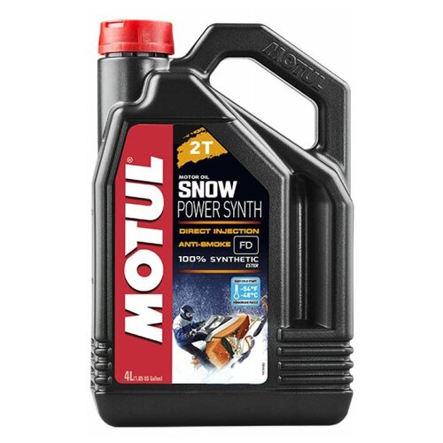 фото Масло моторное motul snowpower synth 2t ( 4 l)