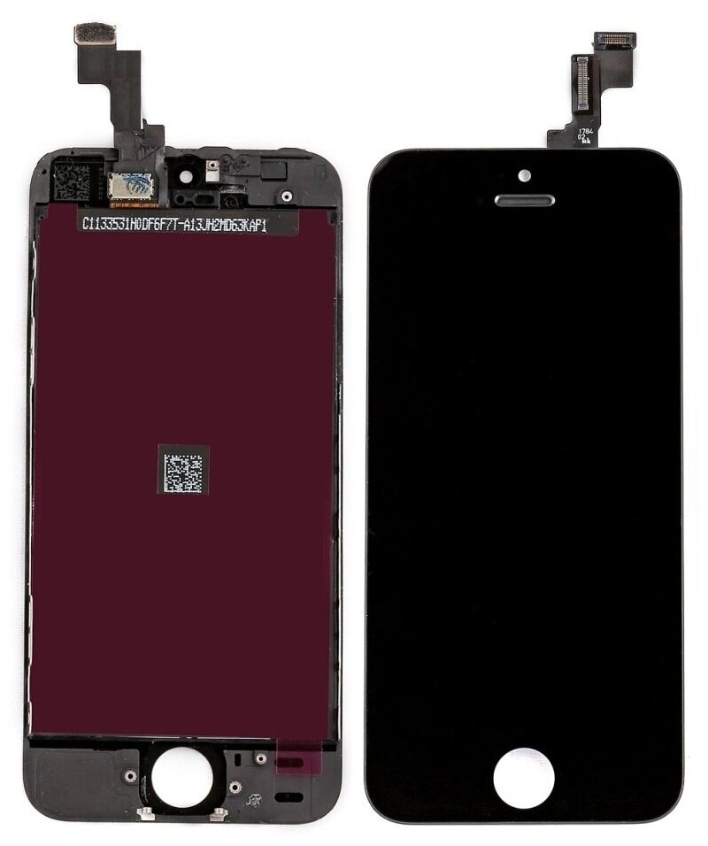 Экран (дисплей) для Apple iPhone A1723 в сборе с тачскрином (черный)