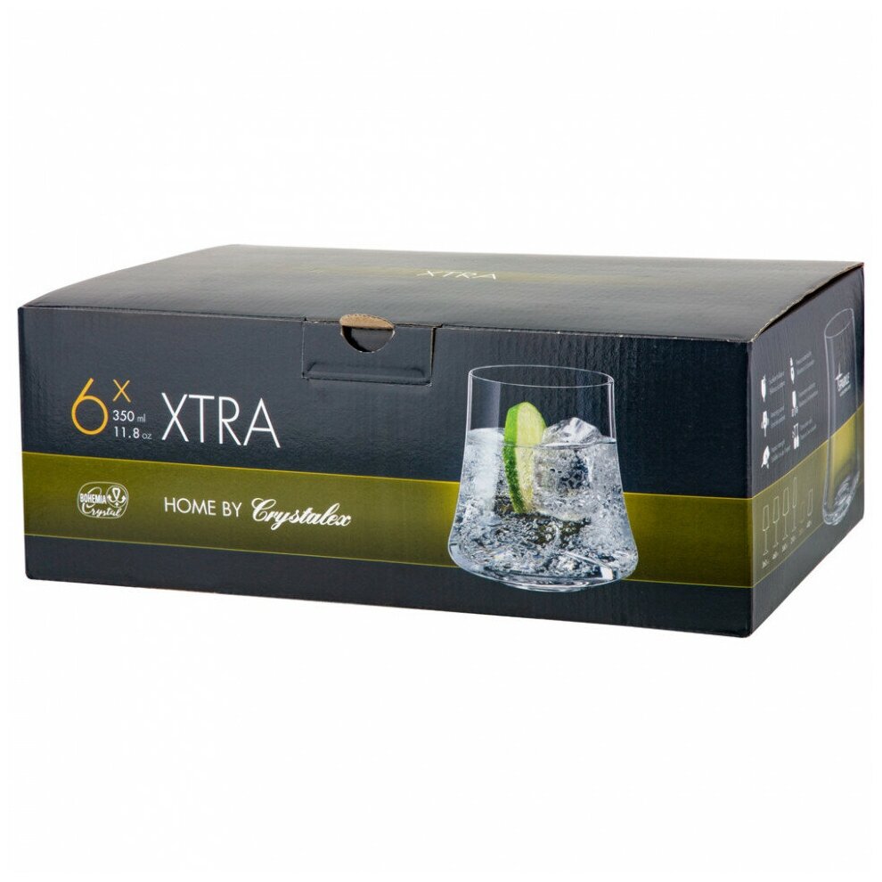 Набор стаканов XTRA 6шт 400мл Crystalex - фото №8