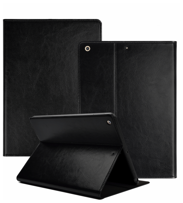 Чехол MyPads бизнес класса для iPad Pro 2 10.5 A1701, A1709 iPad Air 3 (2019) черного цвета натуральная кожа