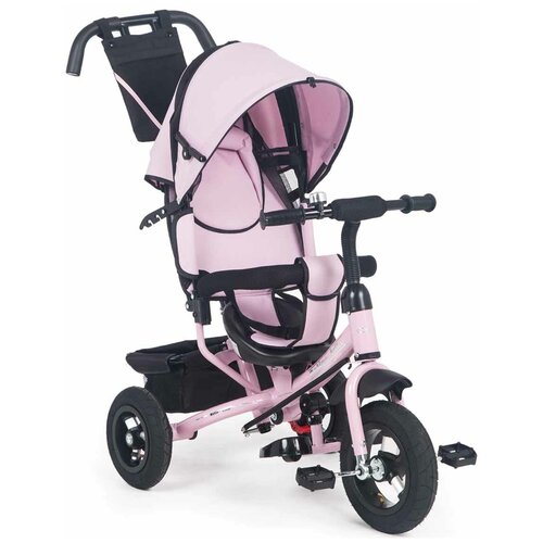 Велосипед трехколесный с ручкой управления Capella Action trike A 2022. Цвет Pink