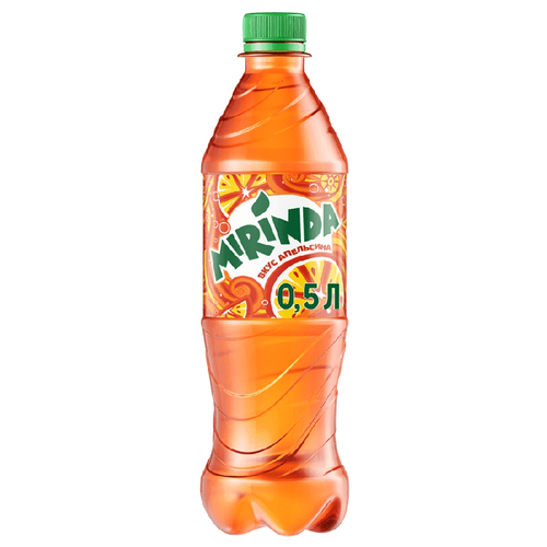 Напиток сильногазированный «Апельсин» 0,5 л, Mirinda 12шт