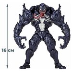 Фигурка Веном Venom (подставка, маска, кисти, 16 см) - изображение