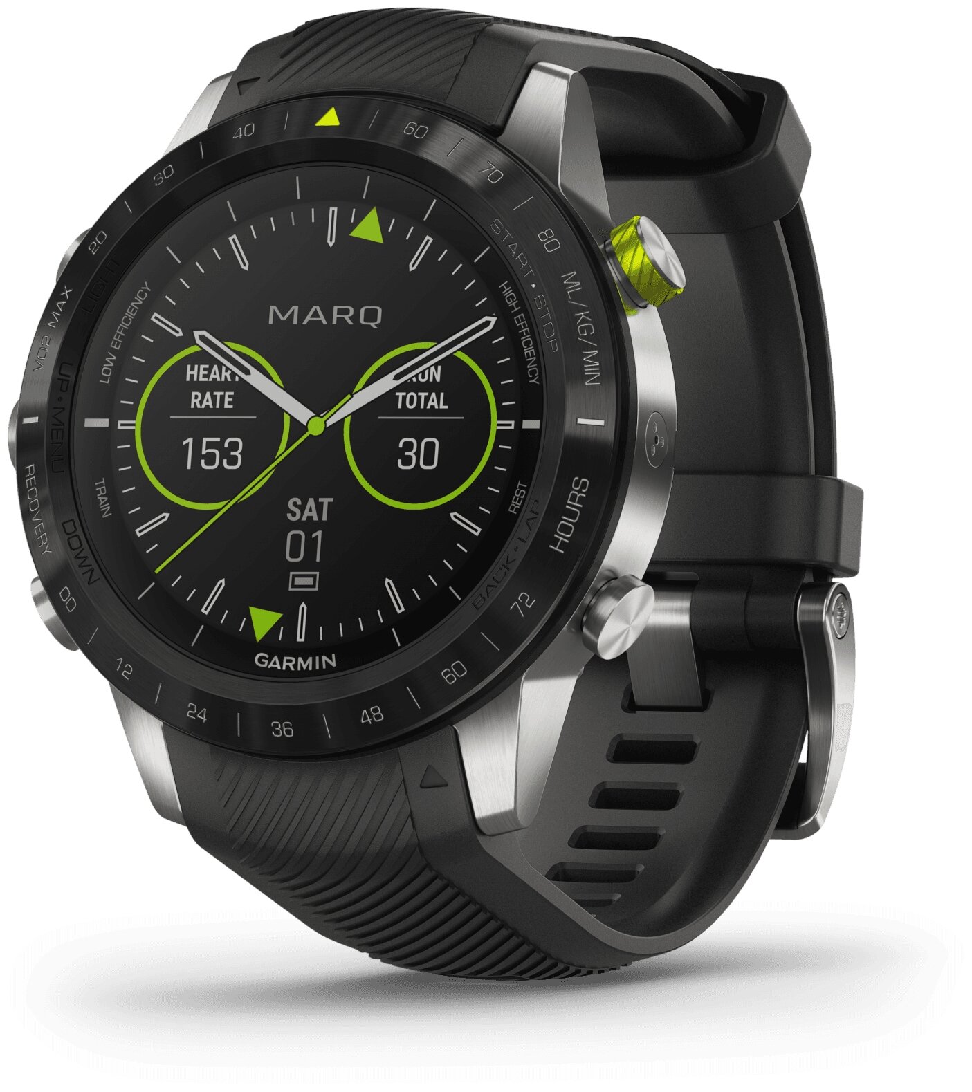 Умные часы Garmin MARQ Athlete Wi-Fi NFC, черный (010-02006-16)