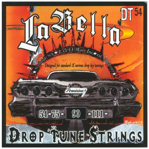 Струны для бас-гитары La Bella DT54 Drop Tune 54-111