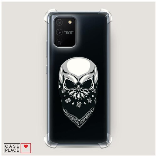 фото Чехол силиконовый противоударный samsung galaxy s10 lite череп в маске case place