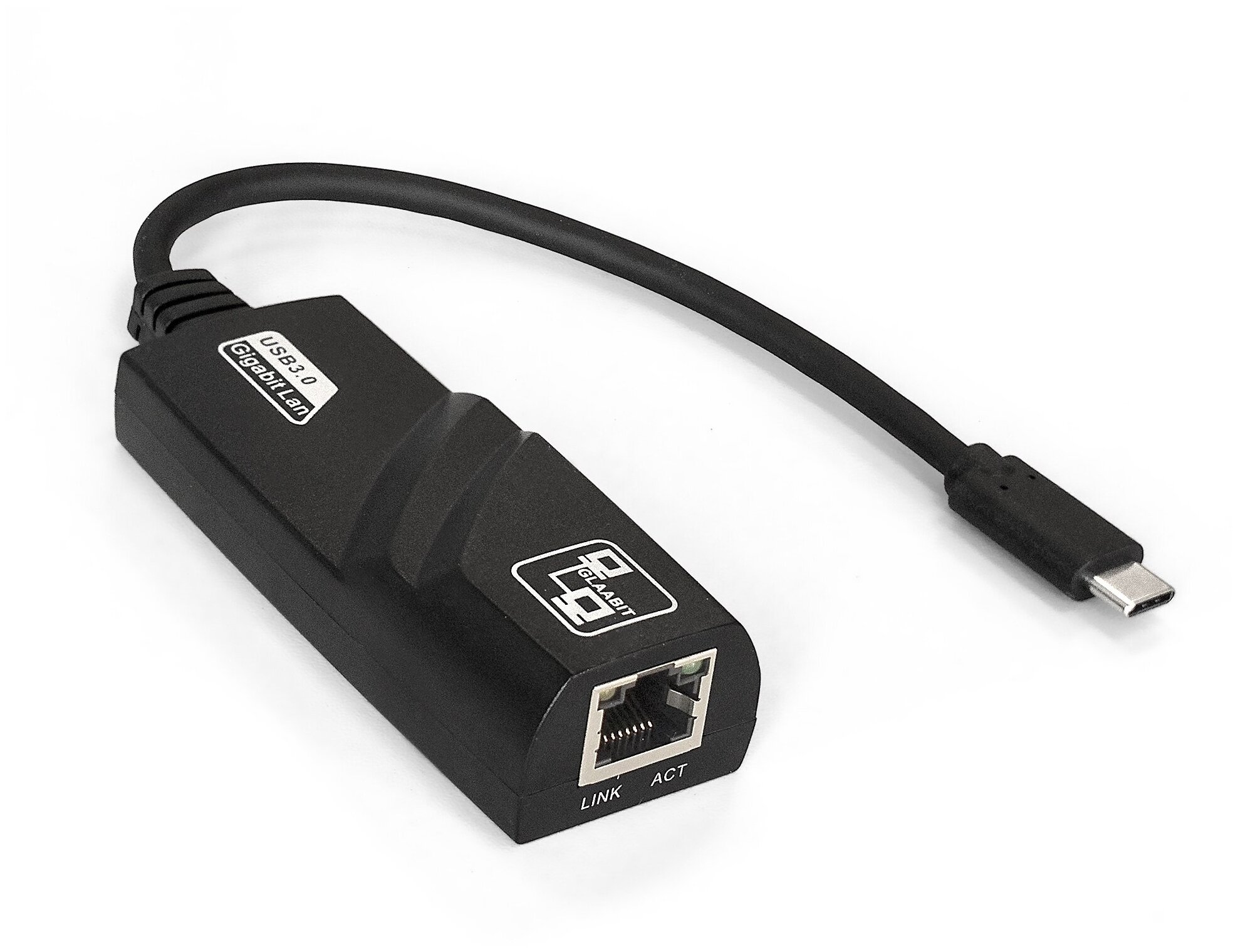 Кабель-адаптер ExeGate EXE-730-45 (USB3.0 Type C --> 1xRJ45 UTP 1000Mbps, Realtek Chipset RLT8153) EX287862RUS