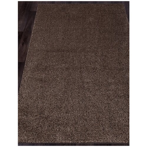 Ковер PLATINUM - Прямоугольник Коричневый, Однотонный, Россия (80 см. на 150 см.)